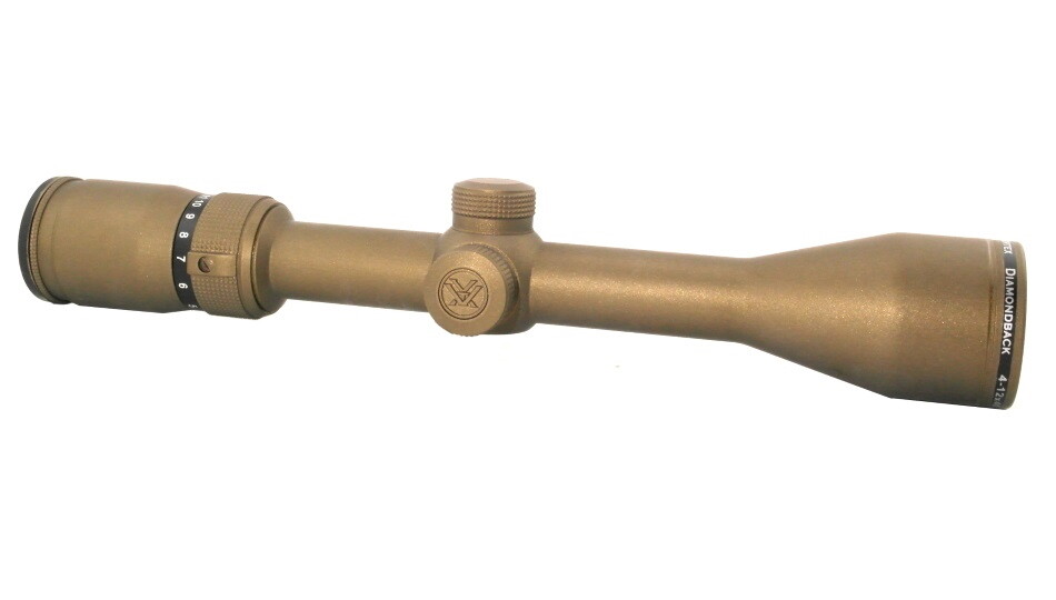 Vortex Diamondback 4-12x40 Rifle Scope (Dead-Hold) BURNT BRONZE
