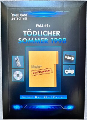 Tödlicher Sommer 1998 Mandino X-Scape Cold Case Detectives Fall 1 Escape-Room