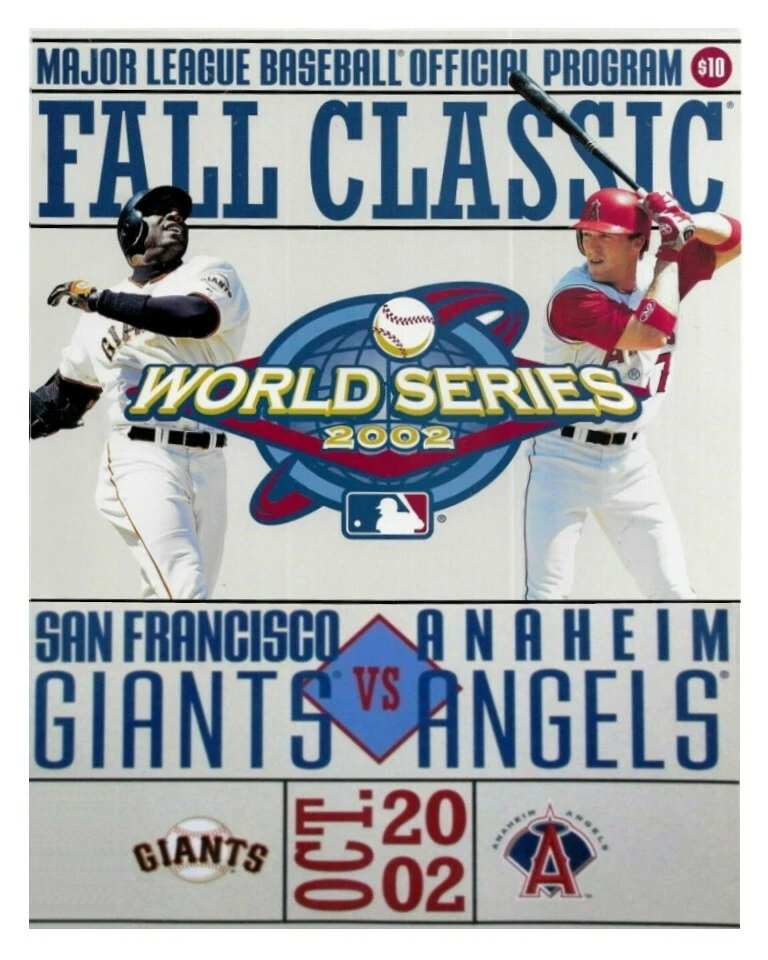 Anaheim Angels Program Cover 8x10 Photos for 2002 Series Win & 1961 Yearbook - Image 3 of 3