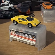 Kyosho 1/100 Lamborghini Countach LP400 Miniature Toy Model Car Yellow 