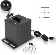 PC USB Sim Racing Shifter 6 R H Gear Shifter for Logitech G29 G27 G25 G920