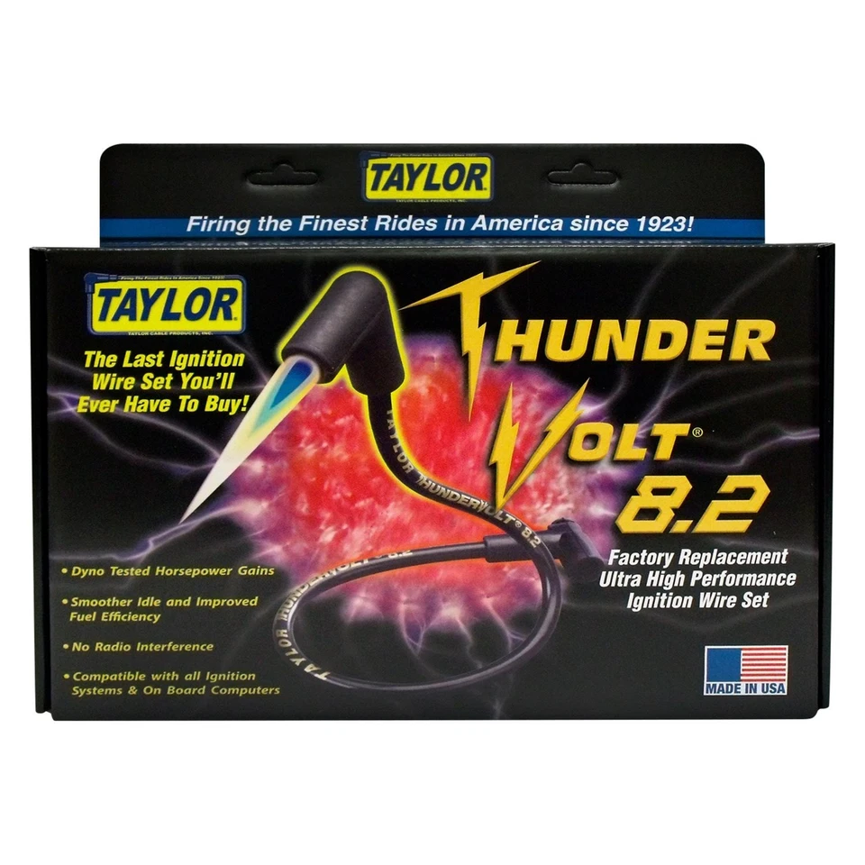 For Jeep Cherokee 75-83 Taylor Cable 84247 ThunderVolt 8.2mm Ignition Wire Set Foto 2 de 2
