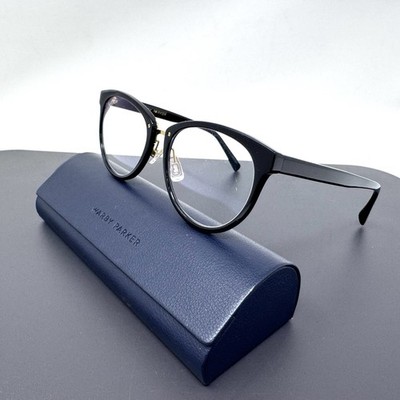 Warby Parker Eyeglasses Tansley 3100 Black/Gold Frame 52 [] 18 142