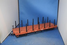 LGB 4060 'G' Scale  Bogie Stake Flat Wagon   (Good Condition No Box)