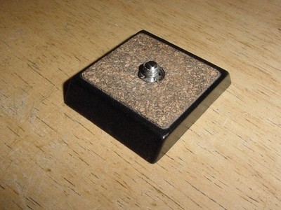 TRIPOD MULTI FIT QUICK RELEASE FLUSH CORK PLATE W/1-3/4  X 2  CONNECTOR BASE