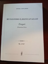 Ruggiero Leoncavallo, Zingari, mp4 2025, Nr. 2157, Partitur, Noten, Oper