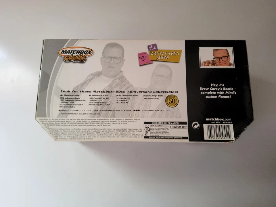 Matchbox Collectibles The Drew Carey Show 1999 Volkswagen Beetle New - Image 3 of 4