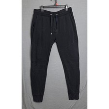 HM Divided Mens XL Black Moto Jogger Pants Ri...