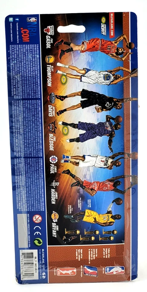 Figura deportiva coleccionable McFarlane NBA Series 27 James Harden Houston Rockets Foto 2 de 4