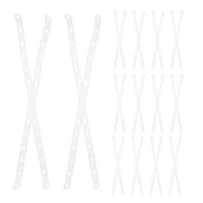 30 Pcs Hanger Connector Display Strips Merchandise Clothes Clips Hooks