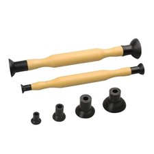 Valve Lapper Set with 4 Suction Plates, Double Ended Grip Valve Grinding