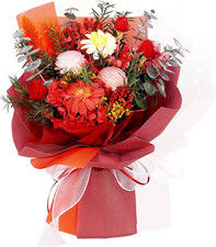 Flores eternas rojas ramo real para mujer esposa madre cumple regalo aniversario