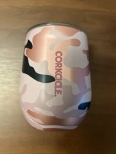 Corkcicle Stemless Travel Mug Rose Camo 12oz