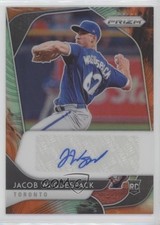 2020 Panini Prizm Rookie Mega Box Cosmic Haze 21/50 Jacob Waguespack Auto 0c3