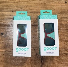 x2 goodr Flamingos On A Booze Cruise Active Polarized Sunglasses Summer Beach