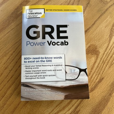 Graduate School Test Preparation GRE Power Vocab by The Princeton Review