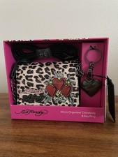Ed Hardy micro Organizer Crossbody  Key Ring