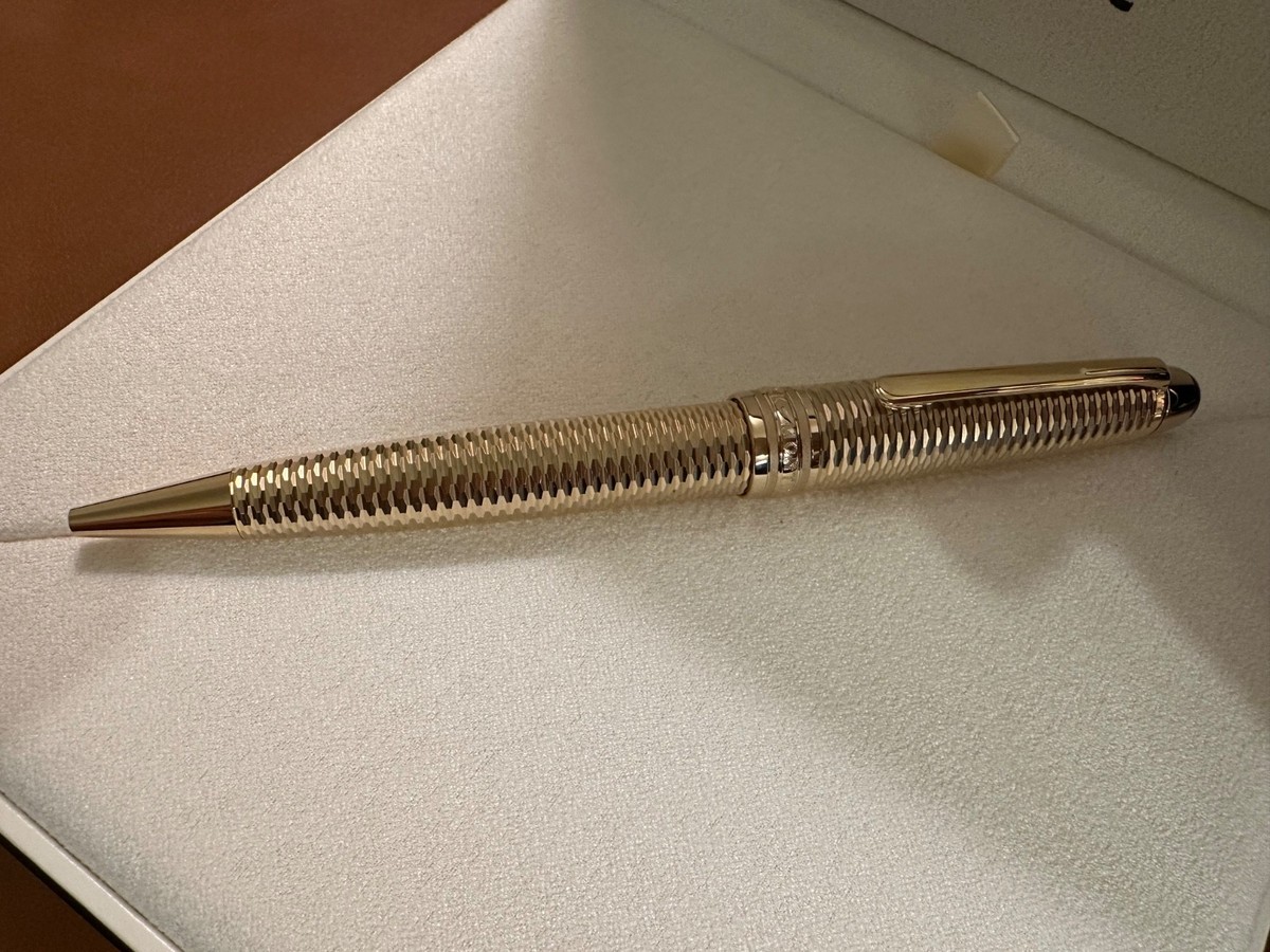 Montblanc Meisterstück Geometry Solitaire Champagne Gold Midsize