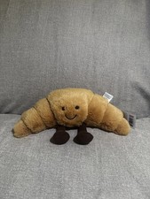 Jellycat Amuseable Croissant BNWT Birthday PLUSH With Tag+ Dust Bag new