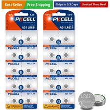 20 Pack SR621sw Watch Battery AG1 Battery 1.5V LR621 363 364 Watch Batteries