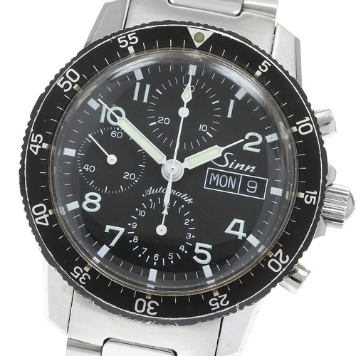 Sinn 103.B.AUTO Chronograph day date black Dial Automatic Men's Watch_939222