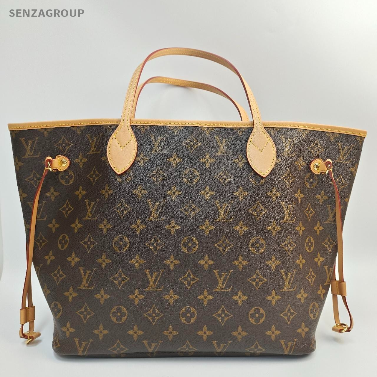 SJ0001  Louis Vuitton canvas Tote Bags neverfull mm size red interior（U）