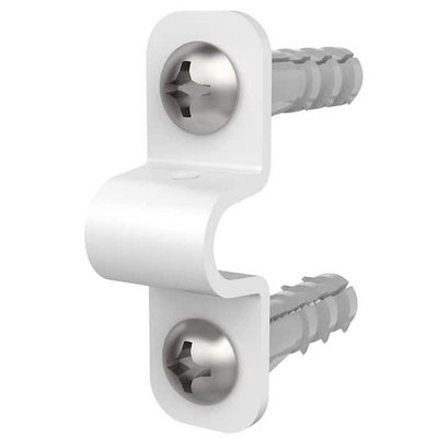 48 Pack ClosetMaid Concrete / Stud Shelf Clips Attaches Wire Shelf To Wall 7556