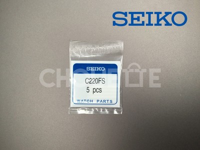 5 Genuine Seiko C220FS Fat Heavy Duty 22mm Spring Bars for Z-22 22mm Diver Watch