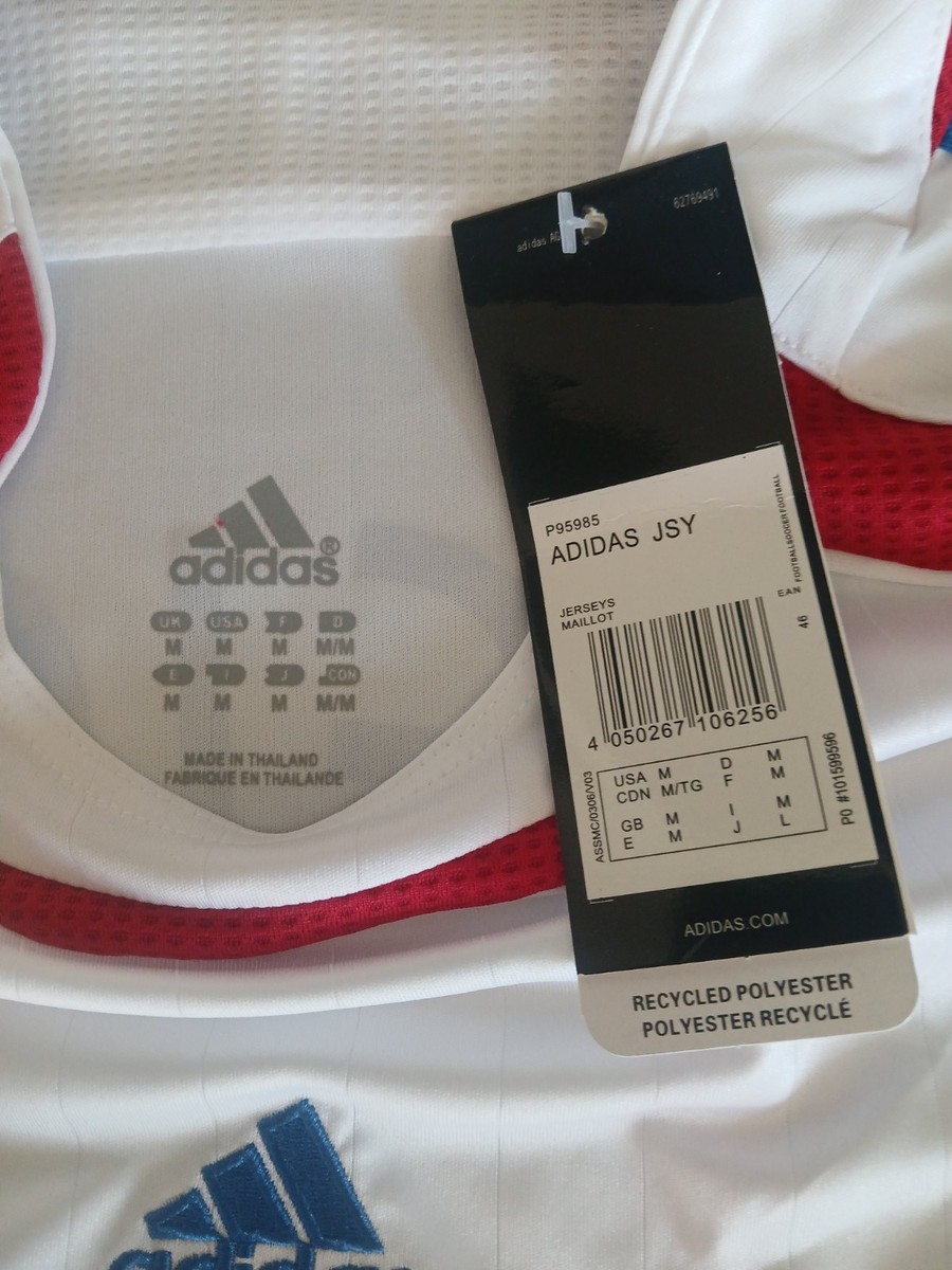 Patrick Vieira Signed Adidas 07-08 France Retro Away Jersey
