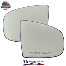 Pair Side Mirror Glass for BMW X5 X6 Series E70 E71 E72 w/ Auto Dimming Heated