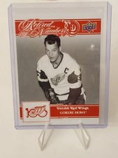 2025-26 Upper Deck Detroit Red Wings Centennial Gordie Howe Retired numbers #197