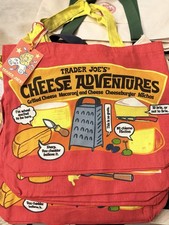 Trader Joe's "Cheese Adventures" tote bag 