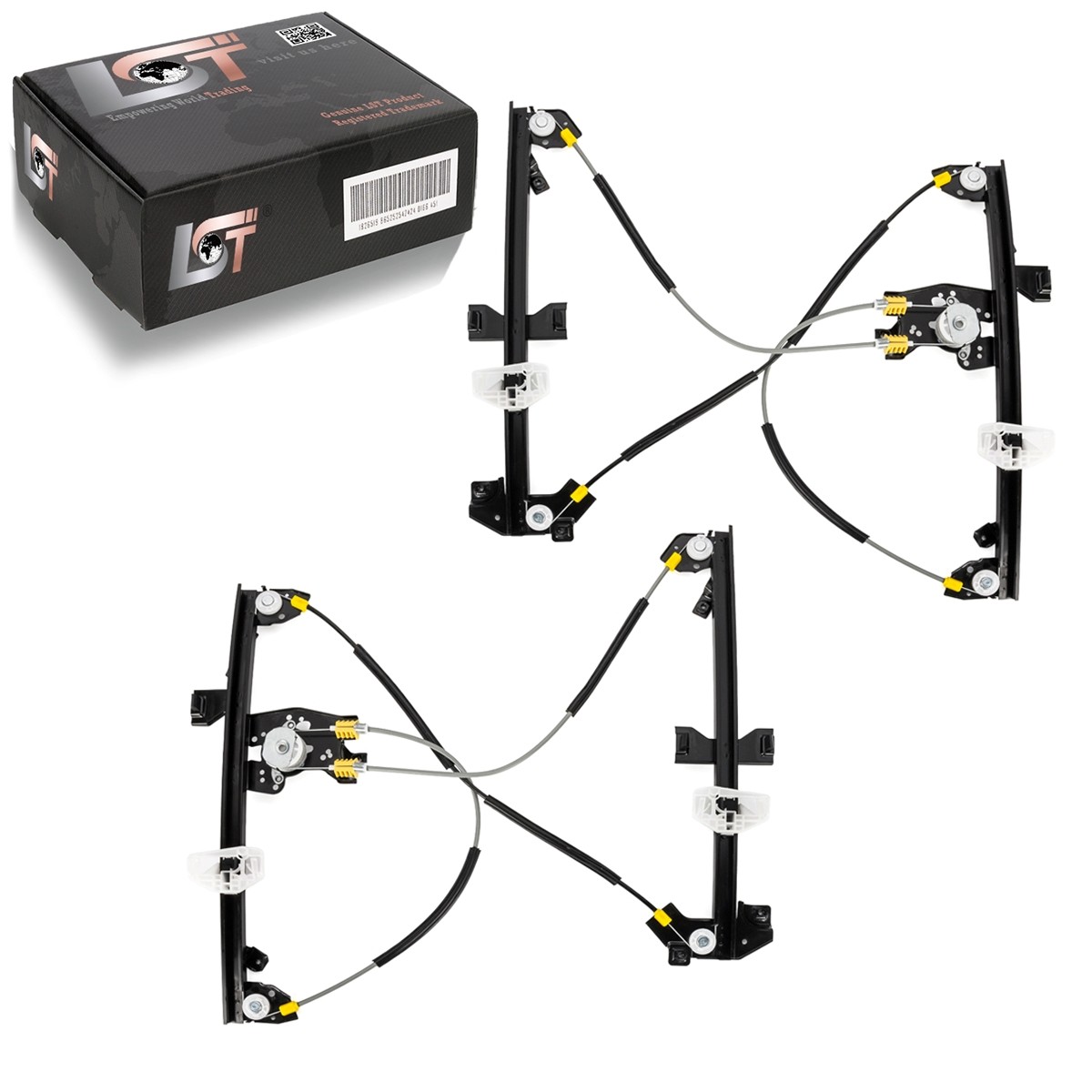 2x Electric Window Lifter Front Left Right for PEUGEOT PARTNER 5F