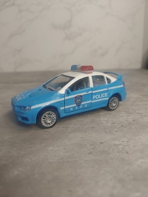 Mitsubishi Lancer Diecast NYPD Pullback Vehicle Read Description
