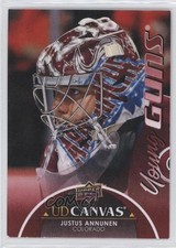 2021-22 Upper Deck Extended Series UD Canvas Young Guns Justus Annunen #C362 ds4