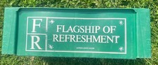Coca-Cola Co Akron Oh Rare VTG Green Soda Plastic Crate Flagship of Refreshment