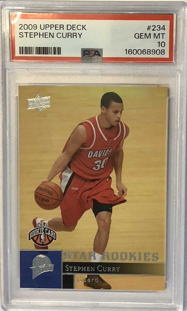 2009-10 Upper Deck Star Rookies Stephen Curry #234 PSA 10 GEM MT Rookie RC