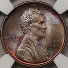 1909 Lincoln Cent NGC MS-64BN - Original Bag Fragment - Sweet Color!