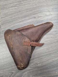 PENNY! ORIGINAL WW1 GERMAN 1918 DATED P08 LUGER HOLSTER BROWN NICE! 1914 1918