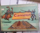 Vintage 1955 Camelot Board Game COMPLETE Parker Brothers Ivoroid Pcs. FREE SHIP