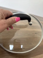 Calphalon Kitchen Essentials Glass Replacement Lid Stay Cool Handle 9” OD 8.5 ID