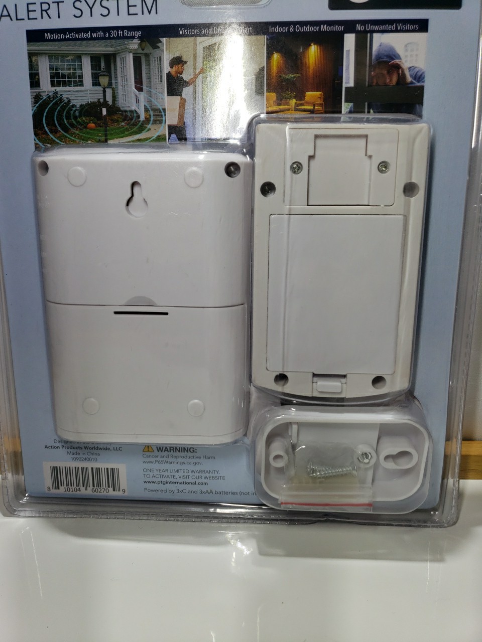 Power To Go Security Wireless Driveway Alert System New Range 400 Ft. Infrared