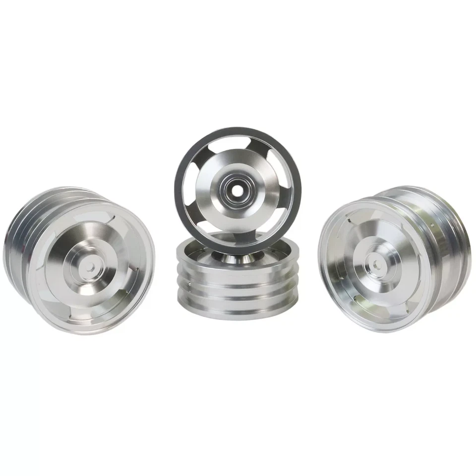 RC Car Aluminum Wheels Hub Rims for Tamiya DT-02 DT-03 Chassis Buggy Car Upgrade - Image 3 of 4