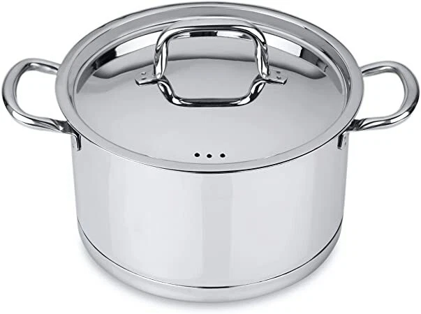 BergHoff Collect'N'Cook Stainless Steel 6.6-Qt. Covered Stockpot GR
