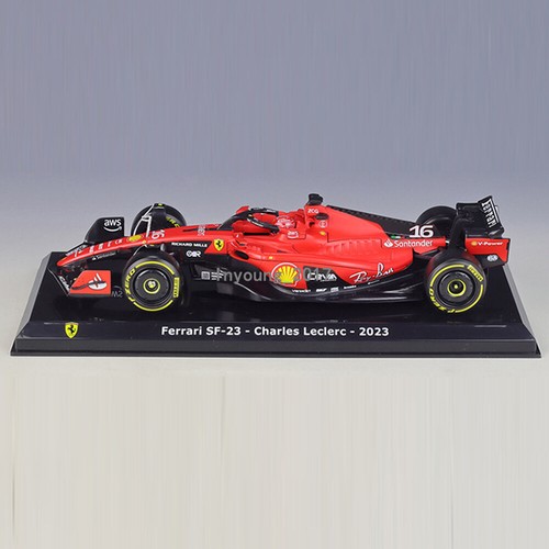 1:24 2023 Ferrari SF-23 #16 Charles Leclerc Racing Car Diecast Metal Model Car - Picture 16 of 17