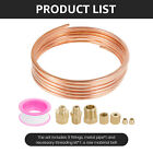 <!--F#f_0-->Oil Pressure Gauge Tubing Kit 72in Oil Pressure Gauge Line Copper Tube Threaded<!--F/-->