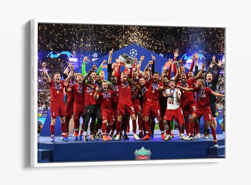 Liga de campeones Liverpool 2019 - efecto flotante lona impresión fotográfica - azul - Imagen 11 de 12