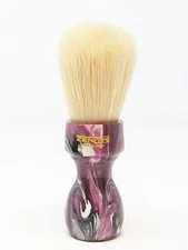 Zenith Boar Brush with an Amethyst Swirl Resin Handle. 27mm Knot. B45