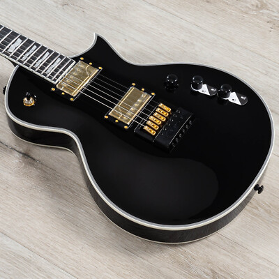 ESP LTD Eclipse-1000T CTM Evertune Guitar, Macassar Ebony