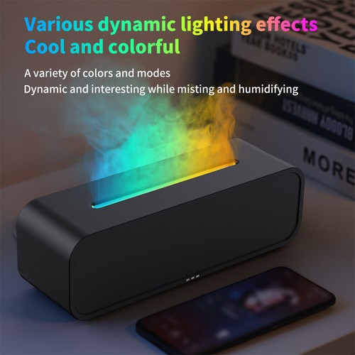 Oil Humidifiers for Bedroom Simulation Flame Aromatherapy Machine with Remote US - Picture 7 of 11